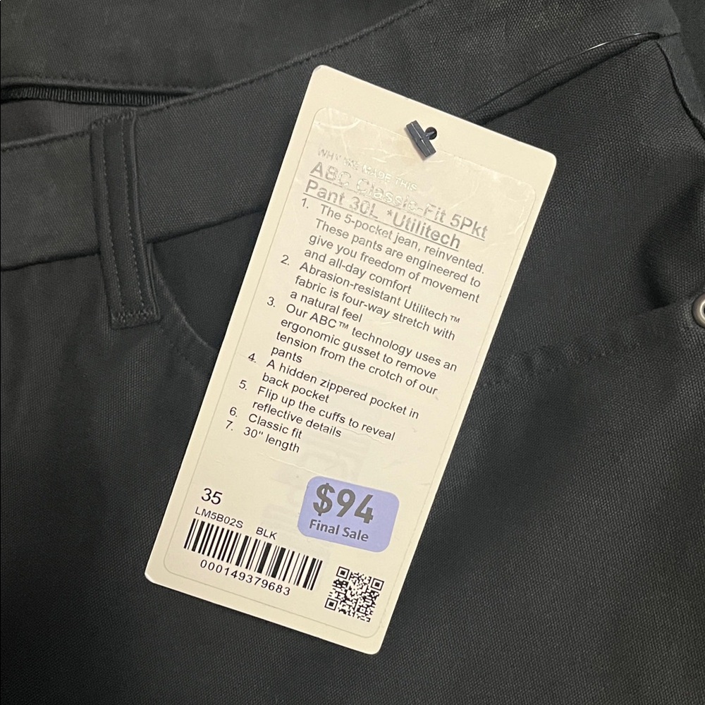 lululemon athletica Black Chinos - Picture 2 of 5